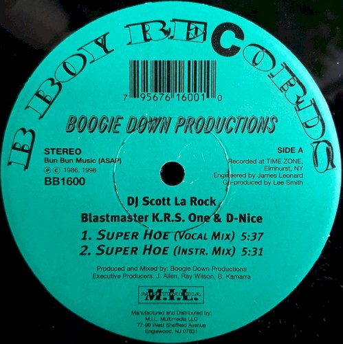 Super Hoe / Scott LaRock Megamix — Boogie Down Productions