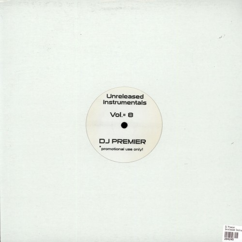 Unreleased Instrumentals, Vol.# 8 — DJ Premier