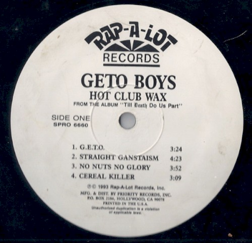 Hot Club Wax — Geto Boys