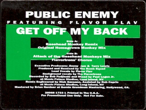 Get Off My Back — Public Enemy