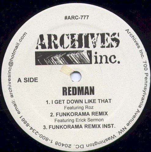 I Get Down Like That — Redman