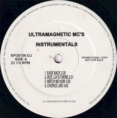 Instrumentals — Ultramagnetic MCs